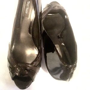 White House Black Market Peep Toe Heel